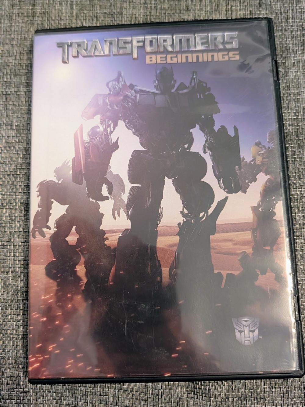Transformers Beginnings DVD Movie